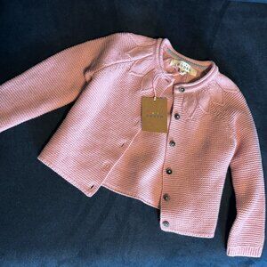 Baby Boden Pink Petal Cardigan